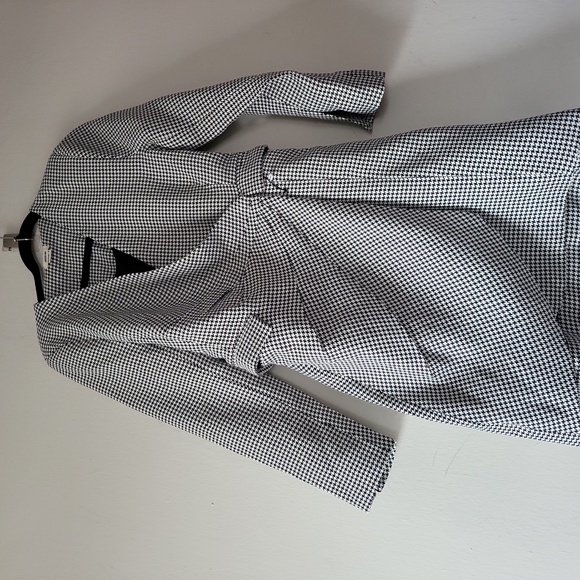 NWT JASON WU HOUNDSTOOTH LONG SLEEVE DRESS.SZ-M - Picture 8 of 8